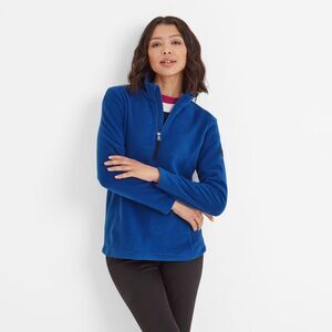 TOG24 Womens/Ladies Revive Quarter Zip Fleece Top / Royal Blue
